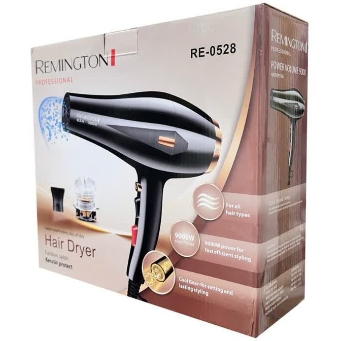 سشوار حرفه ای 9000 وات رمینگتون مدل Remington Re-0528
