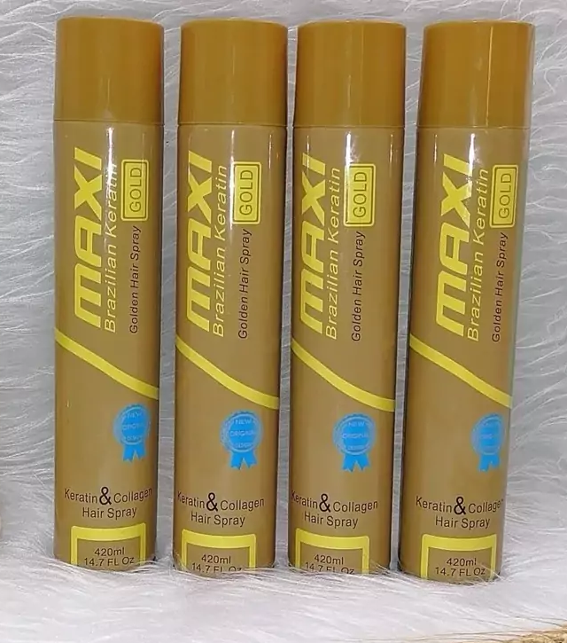 اسپری و تافت مو کراتینه و کلاژنه MAXI GOLD