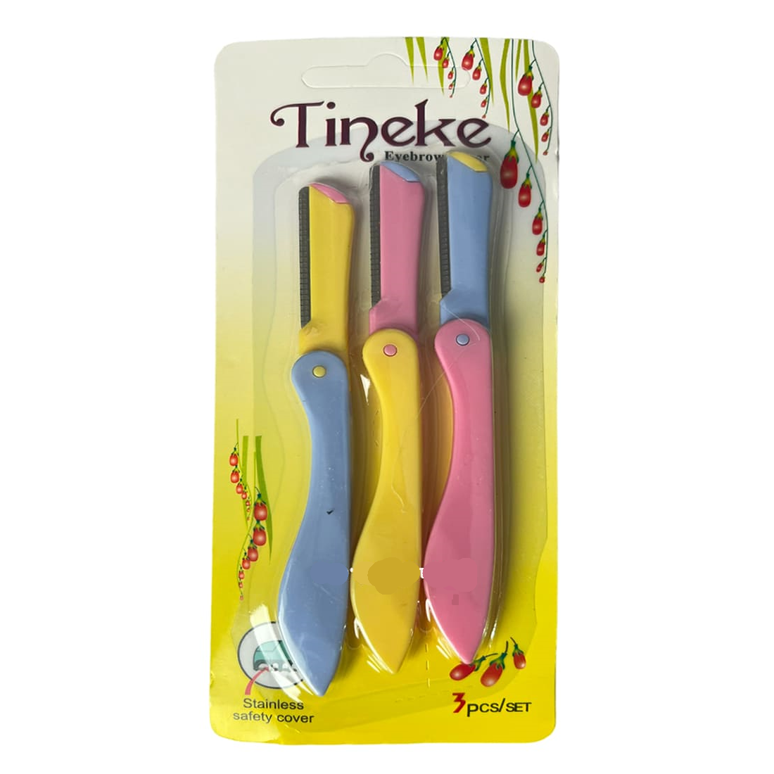 تیغ اصلاح 3 تایی ابرو و صورت تینک Tinek