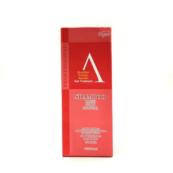 شامپو آ بدون سولفات رزگلد 800 میلی لیتر SHAMPOO ROSE GOLD CRYSTAL