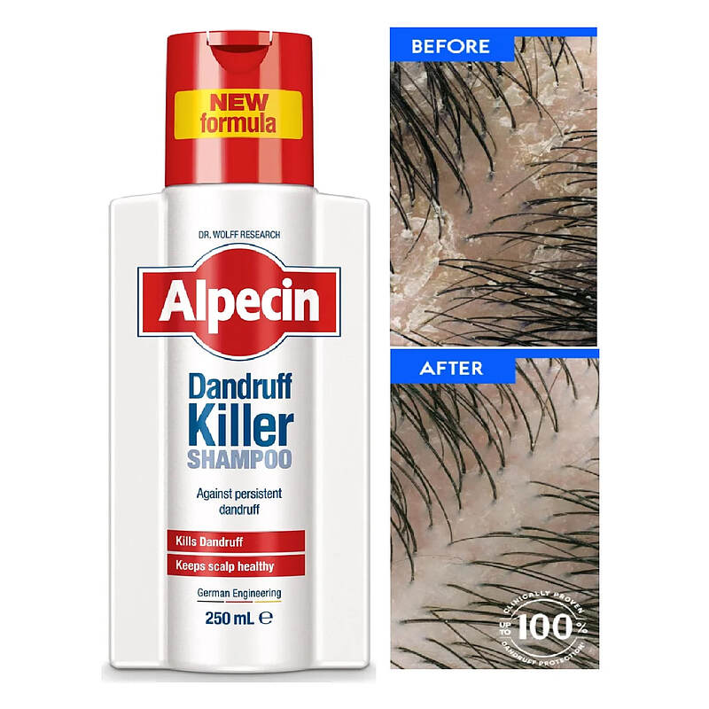 شامپو آلپسین مدل دندروف کیلر ضد شورهAlpecin Dandruff Killer